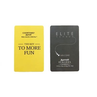 주문 표준 크기 CR80 4 컬러 인쇄 호텔 RFID 키 카드 85.5mm X 54mm online manufacture