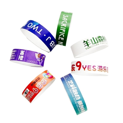 주문 푸단 FM1108 RFID 타이벡 손목밴드 패시브 RFID 손목밴드 일회용 online manufacture