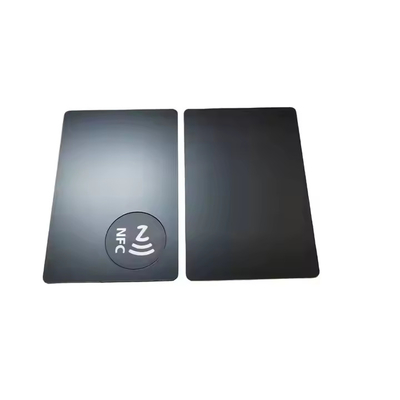 주문 녹화 된 스테인리스 스틸 NFC 카드 칩 닦은 빈 금속 NFC 카드 online manufacture