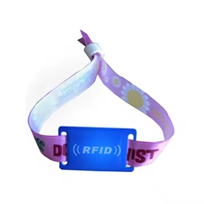 주문 맞춤형 NFC 페스티벌 손목밴드 천 13.56MHz RFID 액세스 제어 손목밴드 online manufacture