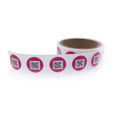 주문 사용자 지정 QR 코드 인쇄된 RFID 접착 스티커 프로그래밍 가능한 NTAG213 스티커 online manufacture