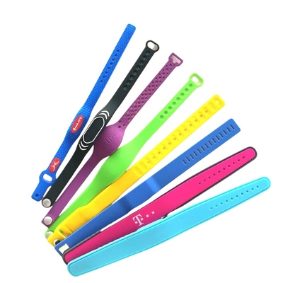 파티용 실리콘 RFID 팔찌 13.56mhz Mifare RFID 팔찌