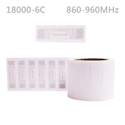 장거리 ISO 18000-6c UHF RFID 인레이 레이블 자산 관리 RFID 태그