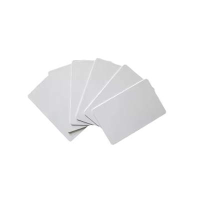 13.56Mhz 85.5*54mm 인쇄 가능한 플라스틱 RFID 카드 흰색 빈 자사 잉크젯 인쇄
