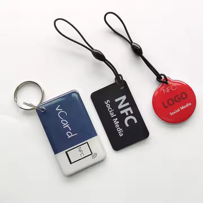 방수 NFC 스티커 비지니스 카드 13.56MHz 0.76mm 두께