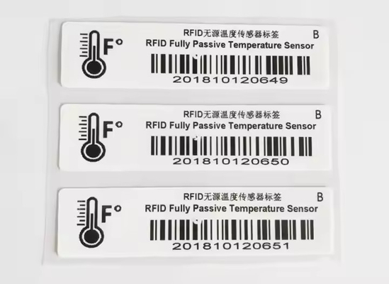 고온 저항성 RFID UHF 스티커 콜드 체인 물류용 장거리 태그