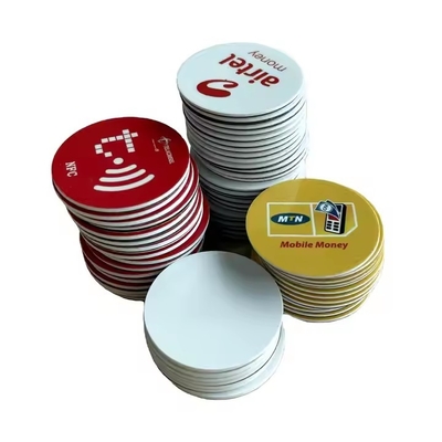 원형 NFC 토큰 RFID 동전 태그 칩 스티커와 함께 액세스 제어 일회용